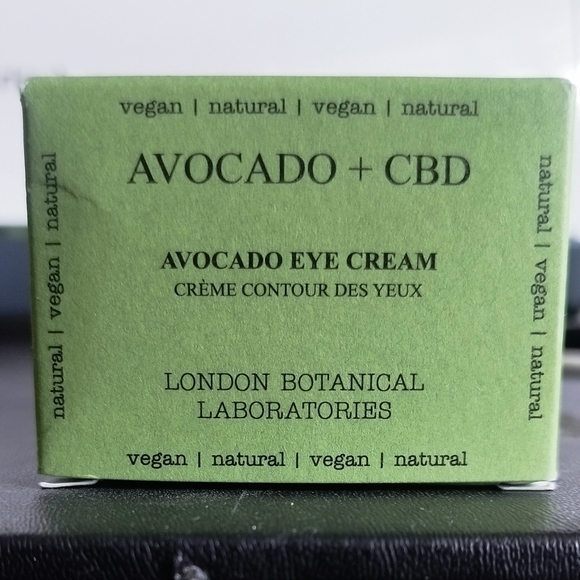 London Botanical Laboratories Other - Avocado + CBD Eye Cream - Green Vegan Natural